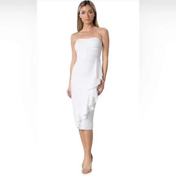 dress the population bodycon Dress the Population Emery Midi-dress main image 1